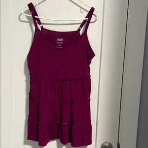 Torrid Women's Plum Tiered Tank